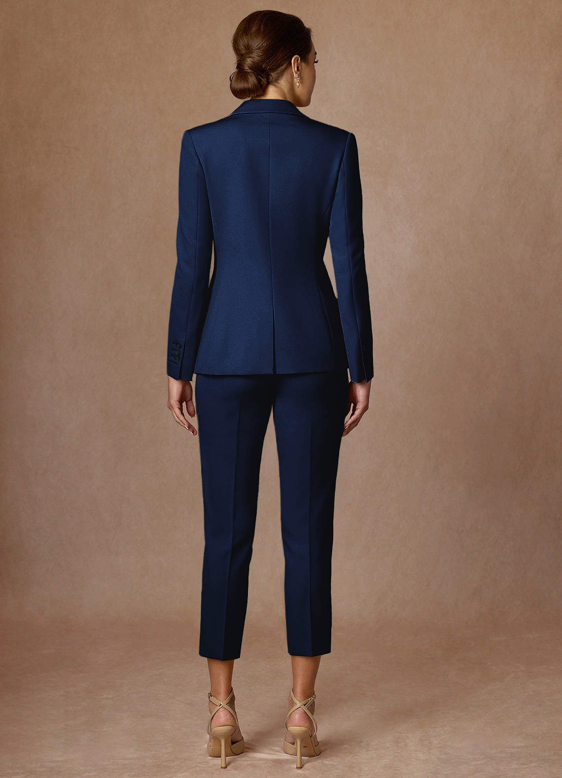 front Kennedy Blau Performance-Blazer mit raffiniertem Webmuster