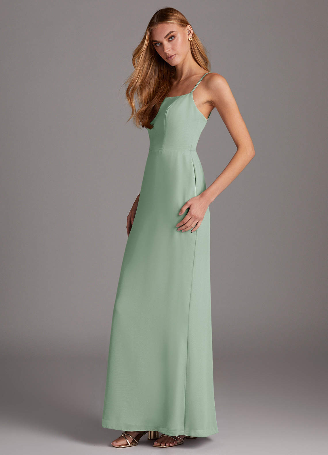 Azazie Tayla Ready to Ship Agave Chiffon Bridesmaid Dresses | Azazie Azazie Tayla Ready to Ship Agave Chiffon Bridesmaid Dresses | Azazie