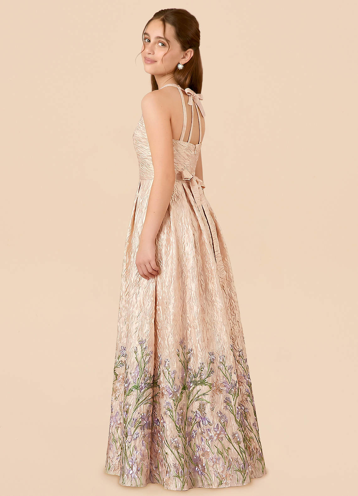 front Azazie Evaniah Junior Formal Dress