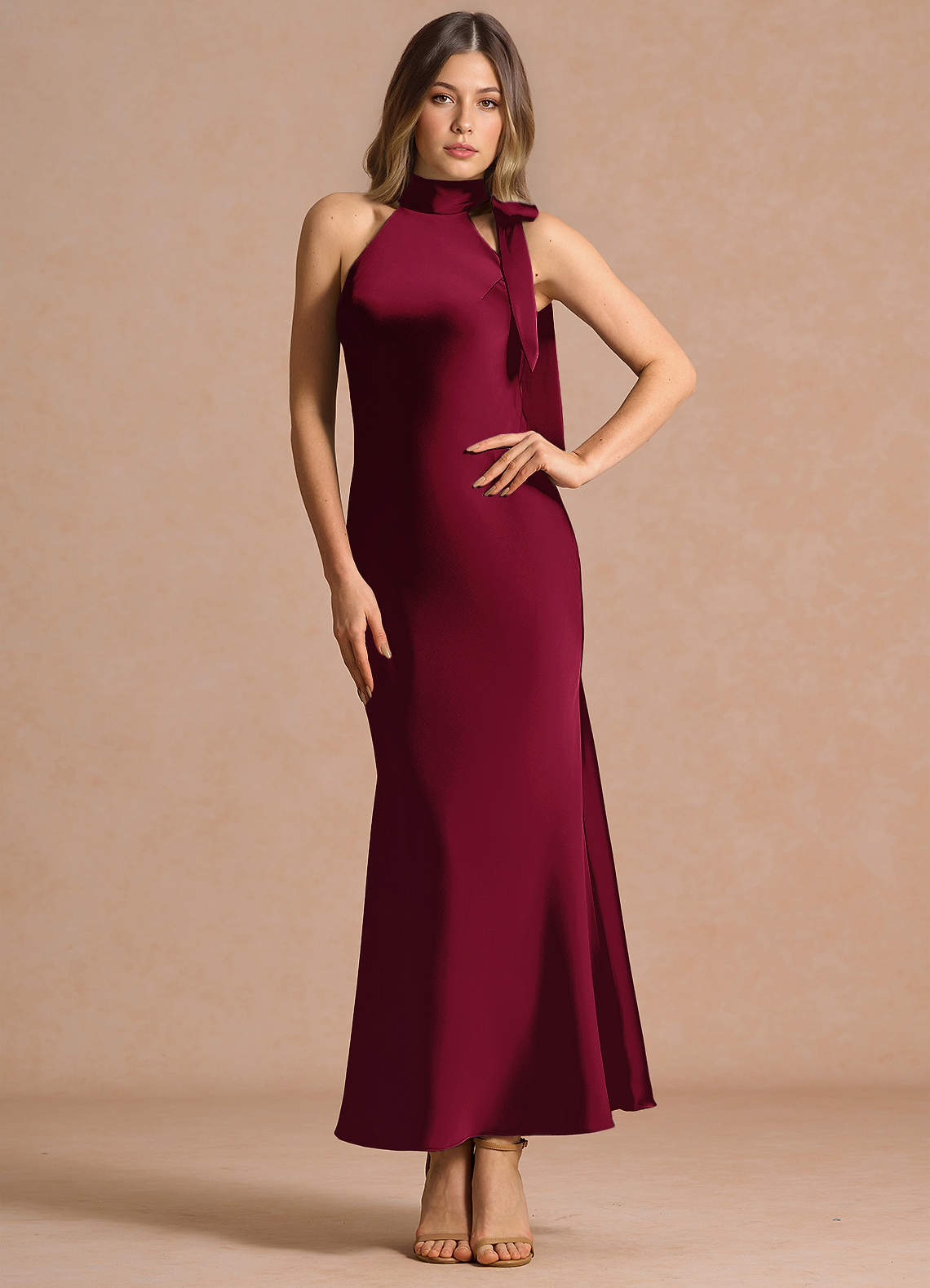 knee length dresses for ladies Knit Strapeless Stripe Tube Maxi Dress Black / XL main image 1
