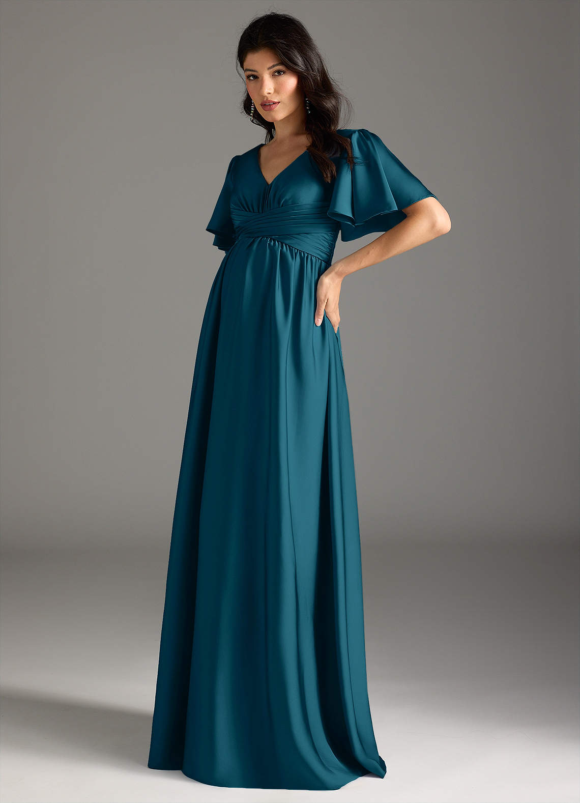 maternity bridesmaid dresses blue Maternity Bridesmaid Dresses for Pregnant Bridesmaids