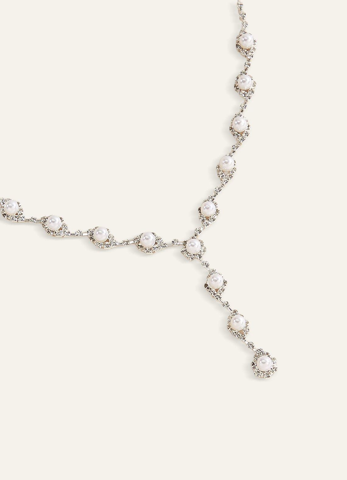 front Pearl Drop Jewelry Set