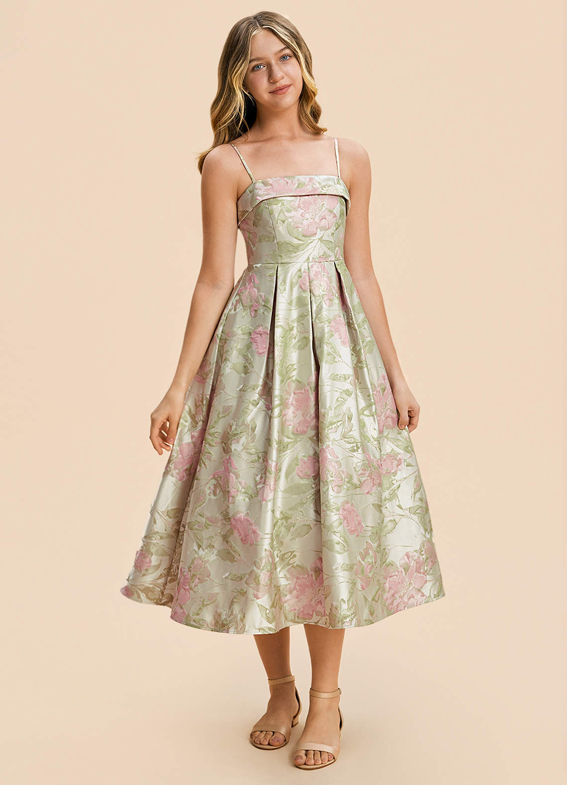 front Azazie Penny Junior Formal Dress