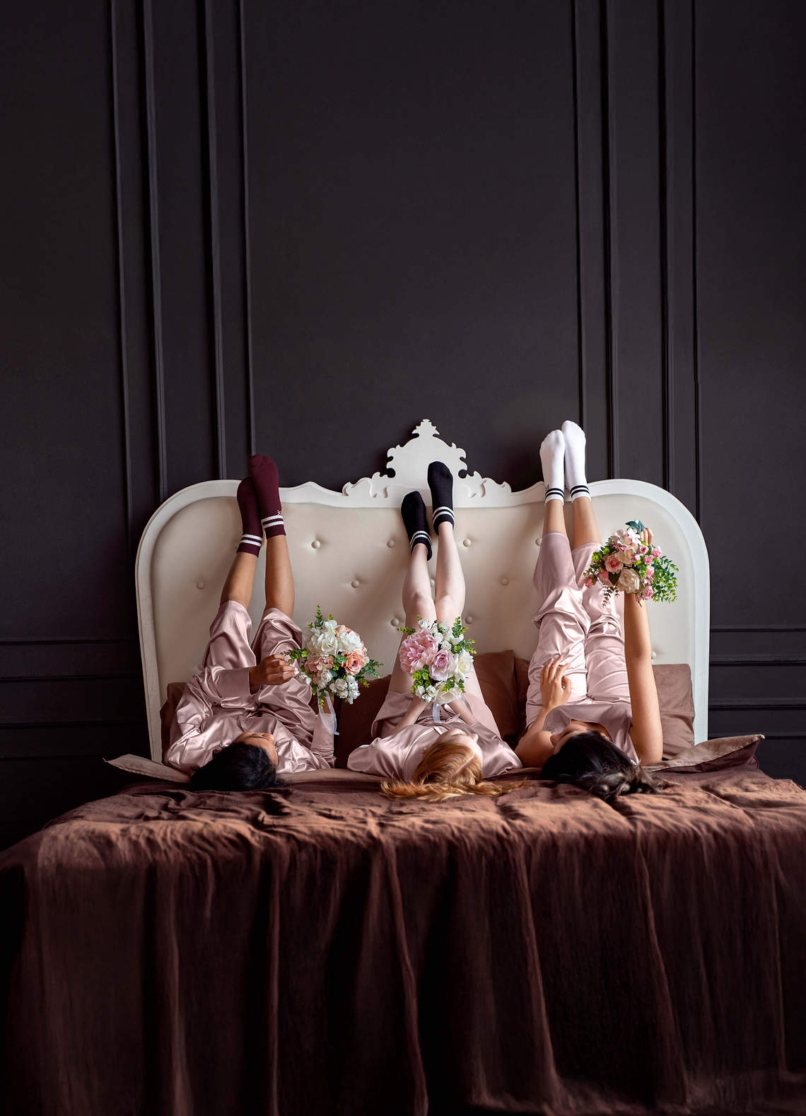 front Calcetines de doble raya personalizables