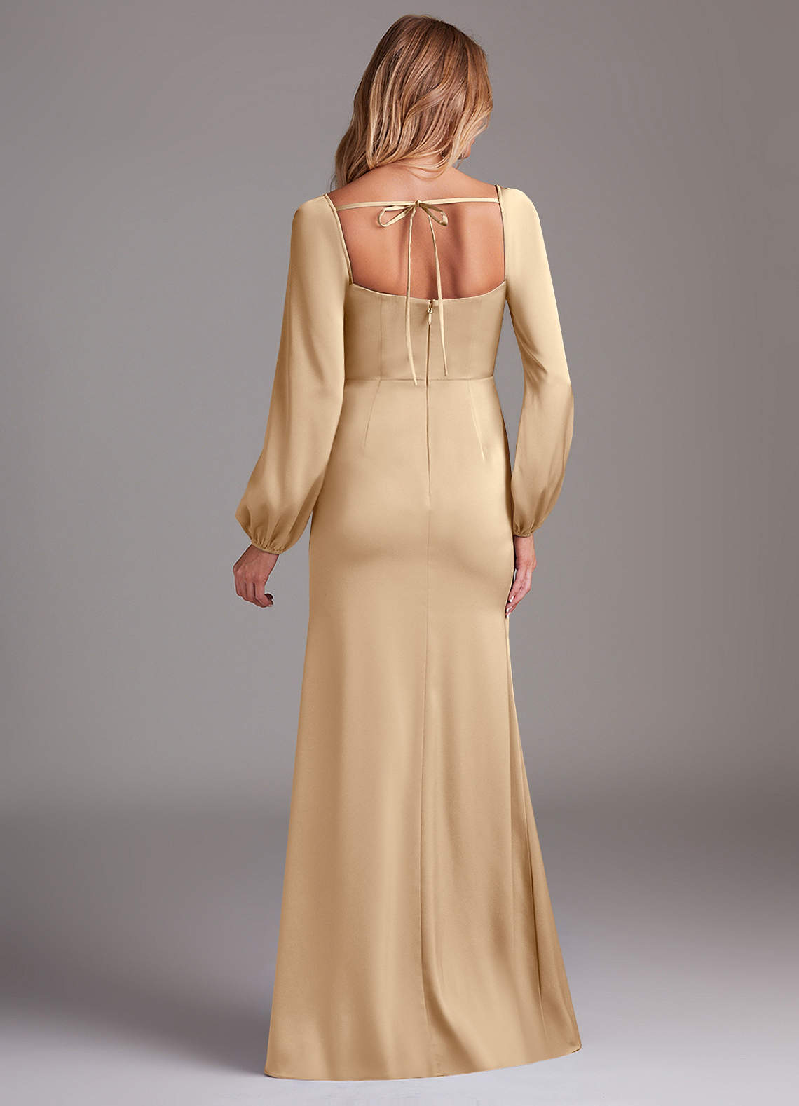 sachin and babi light blue dress Champagne Mother of the Bride & Groom Dresses – COCOMELODY main image 0