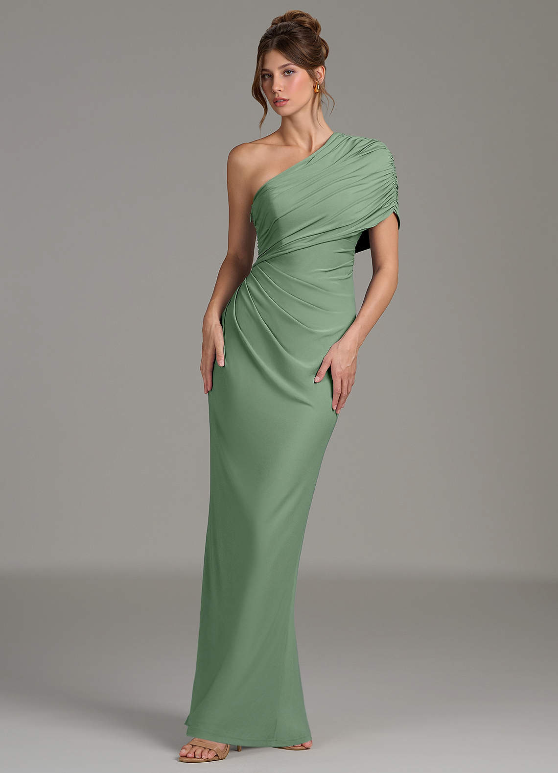 jersey bridesmaid dress Azazie Essence