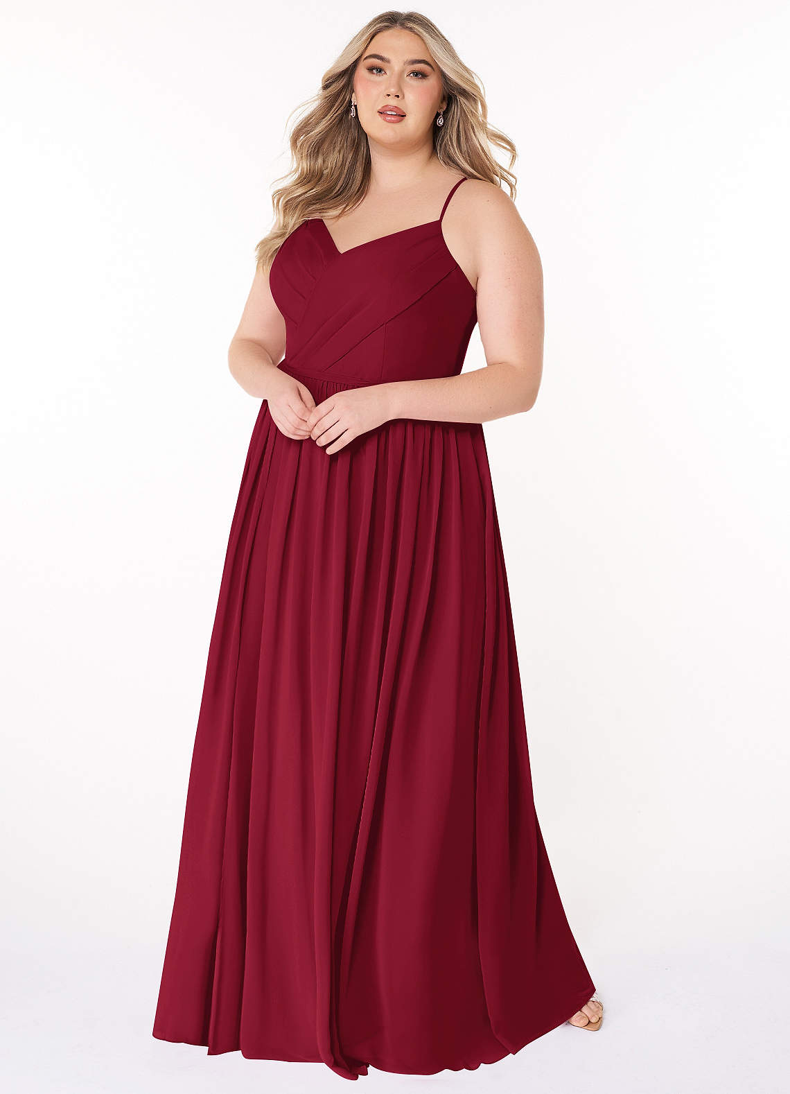 burgundy maxi dress plus size Ever-Pretty Inclusive Plus Size Chiffon Batwing Sleeve Dress for Mother of the Bride