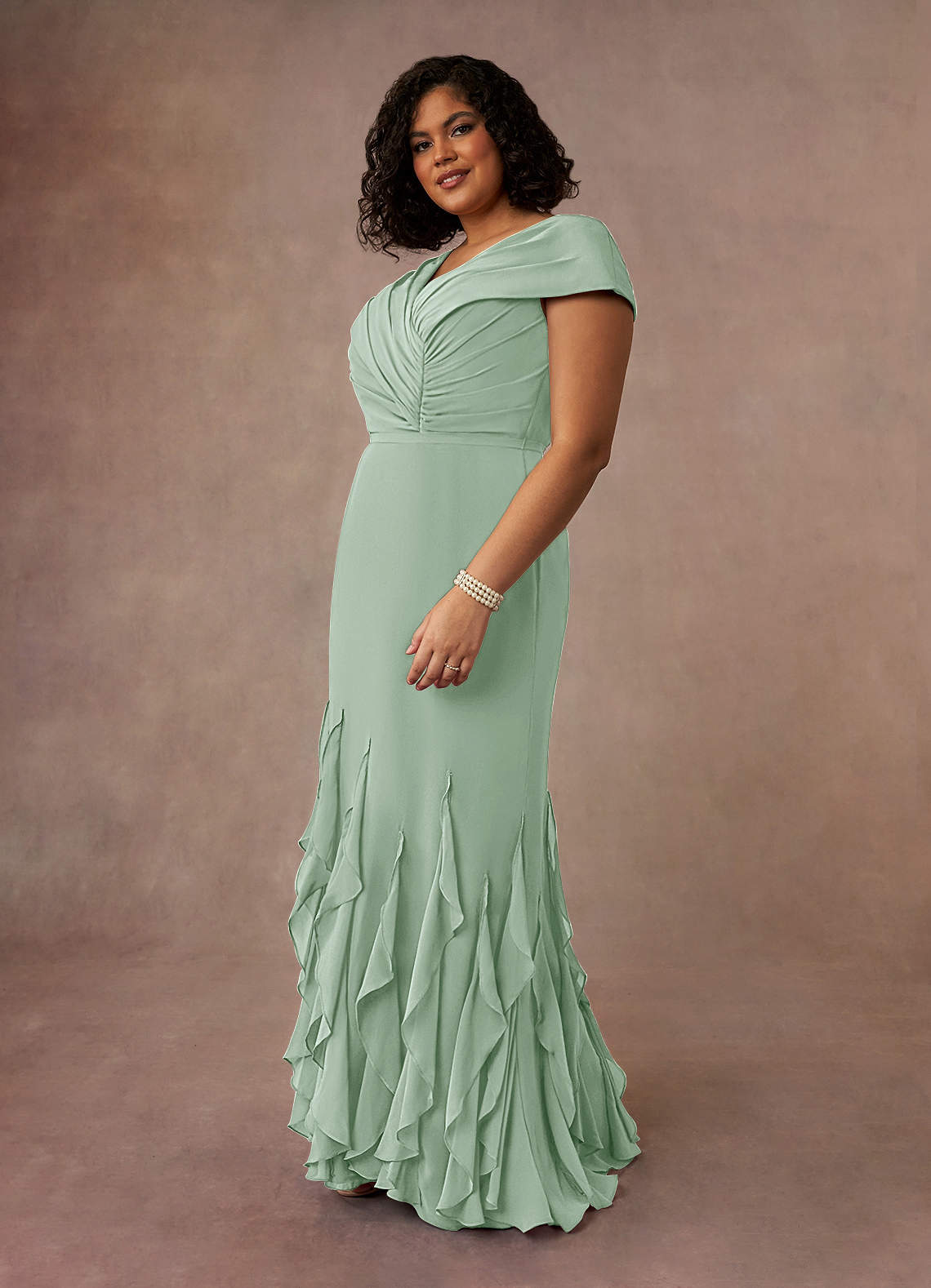 ruched mother of the bride dresses