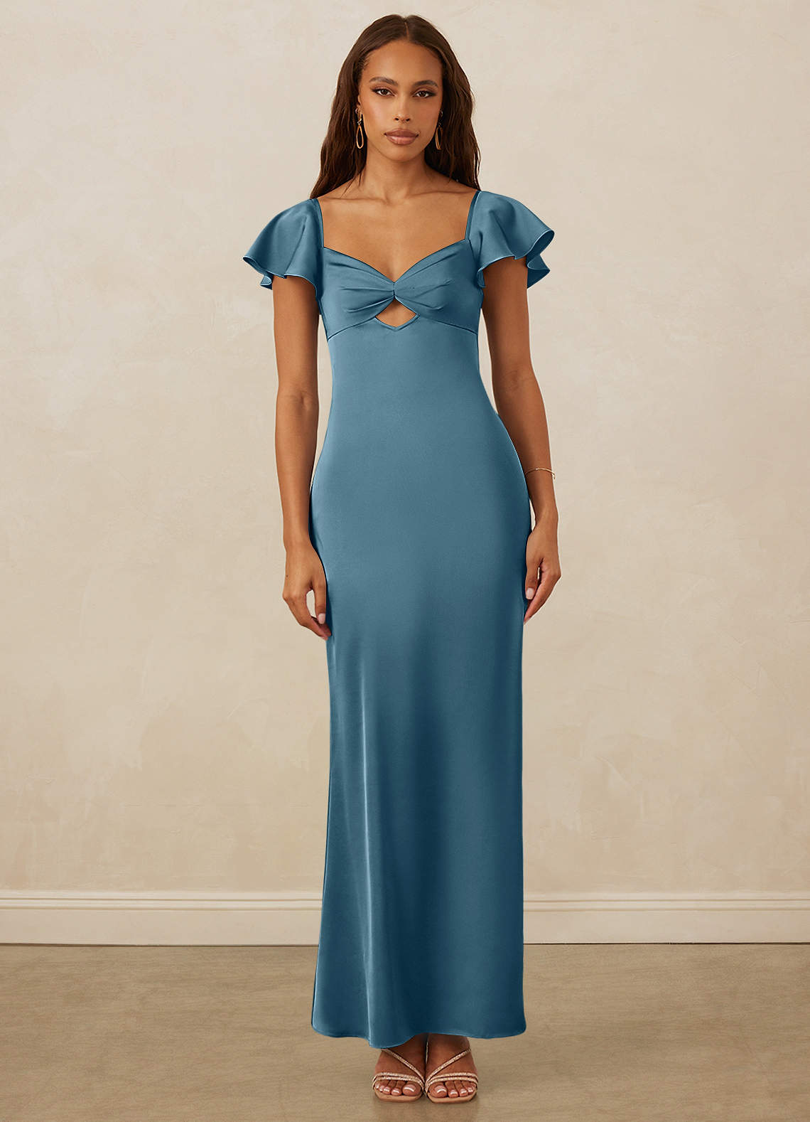 Christian Siriano Bridal for Azazie 1005 Bridesmaid Dresses Bermuda Sheath Sweetheart Neckline Stretch Satin Dress image1