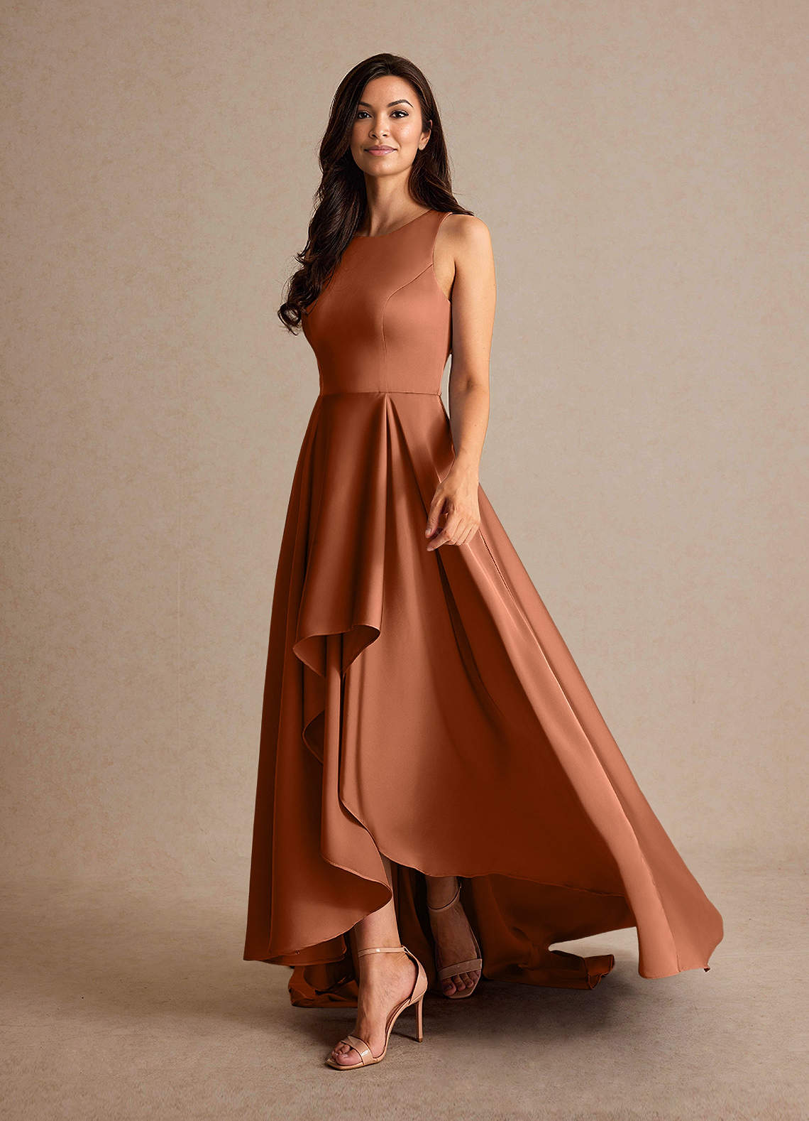 Copper mother of the bride dresses on sale