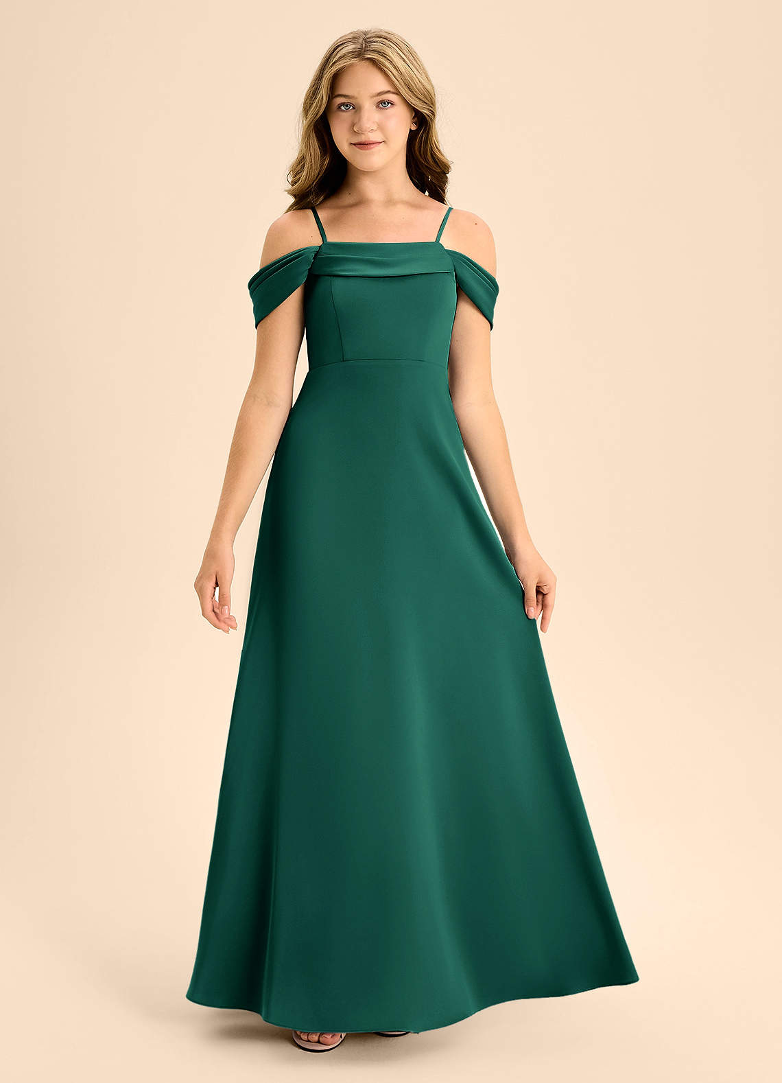 slim fit dress slacks Dideyttawl High Low Junior Bridesmaid Dress V-Neck Silk Satin Flower Girl Dress Sleeveless Formal Special Occasion Dress for Wedding 2523, Dark Green