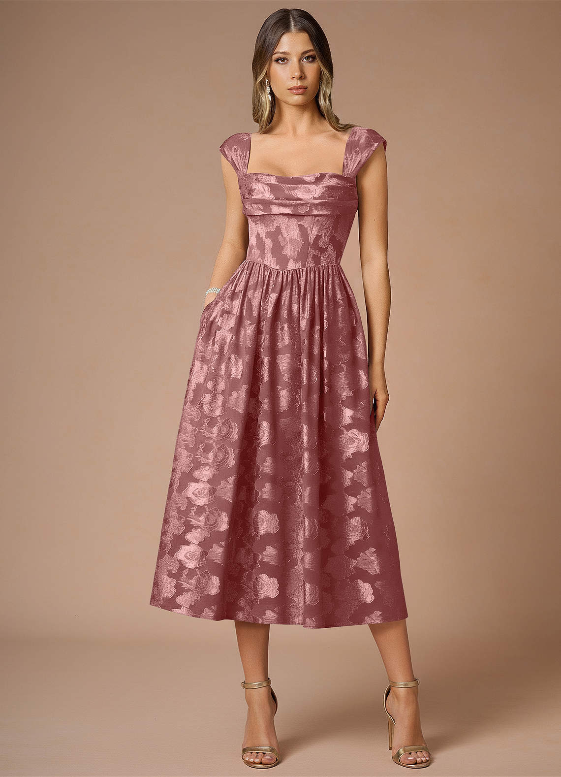 knee length dresses for ladies Women's Vix Paula Hermanny Dana Midi Dress - Sweet Heart
