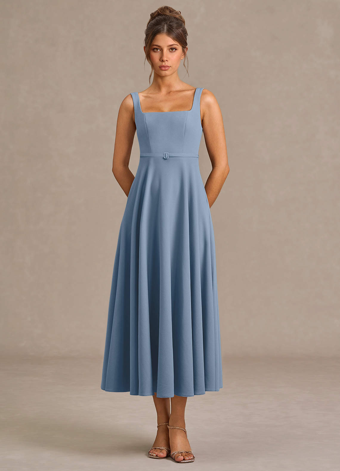 Kleid Zosia Puderblau image1
