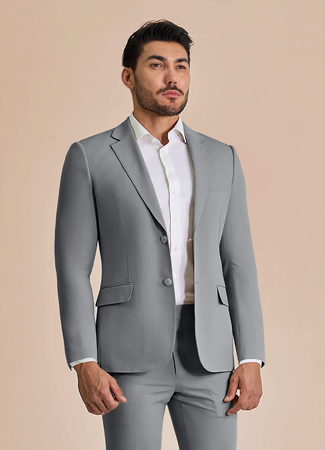 front William Grey Comfort Blend  Suit Jacket