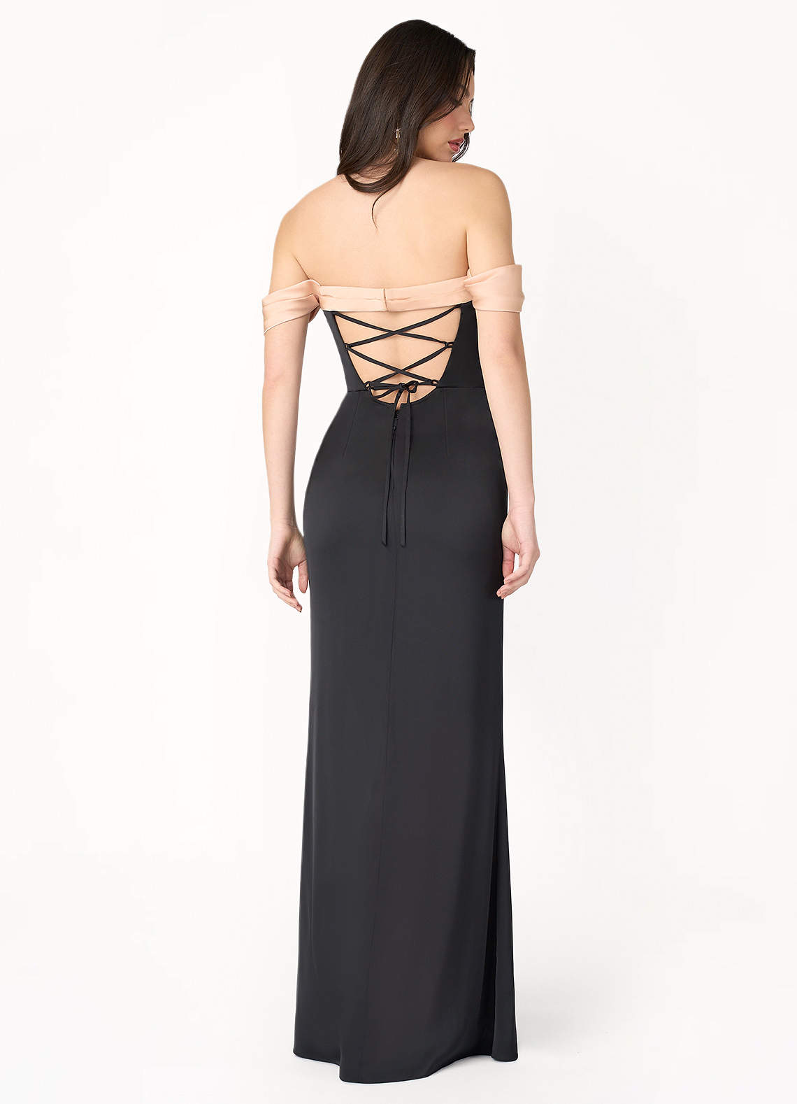 Black Ivory Contrast Maxi Dress