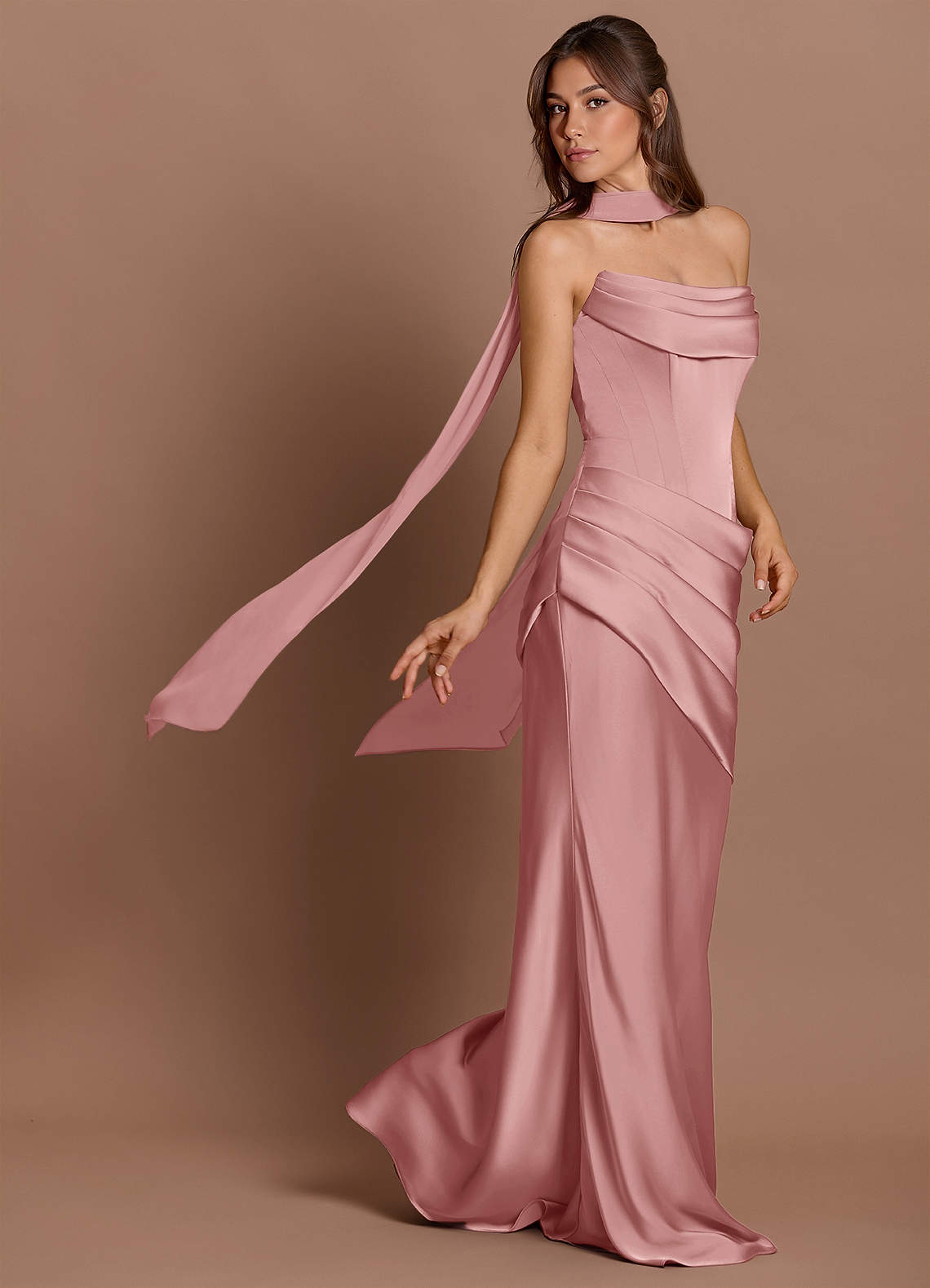 Pelagia Light Pink Maxi Dress image1