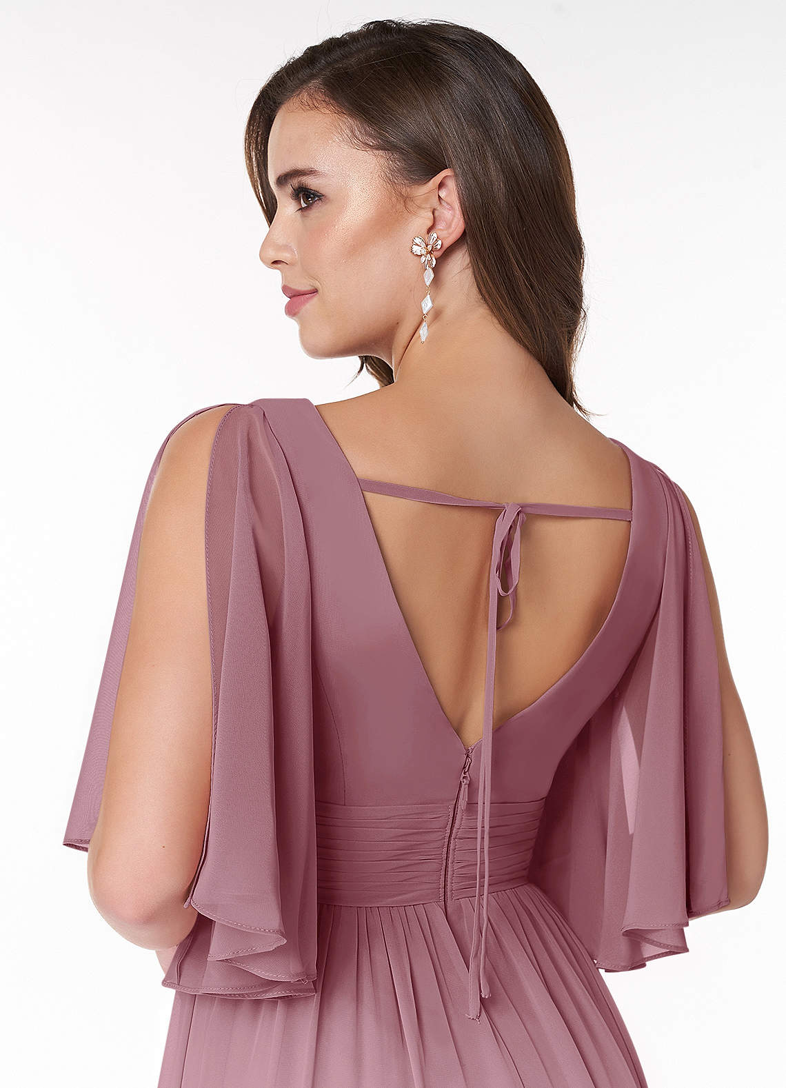 azazie mauve bridesmaid dresses Kennedy Blue Drew Velvet Maternity Bridesmaid Dress main image 0