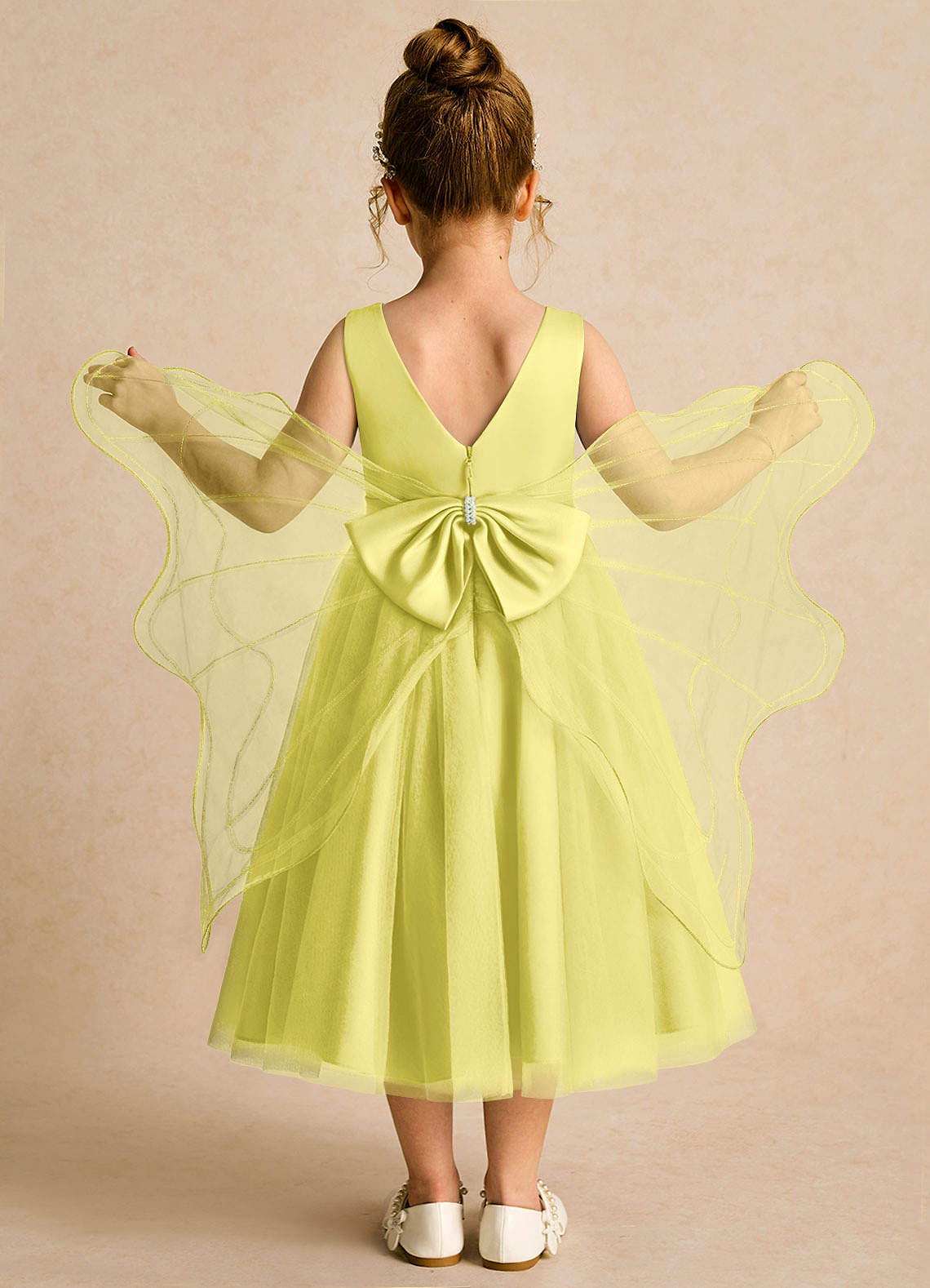 bridesmaid fairy dresses Sage Green Short Tulle Bridesmaids Dress YW1713 Custom Size / Other main image 0