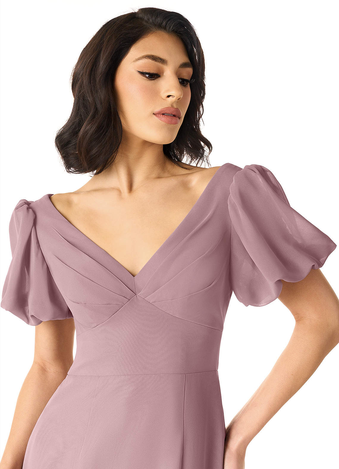 Dusty Rose Azazie Sadie Bridesmaid Dresses | Azazie