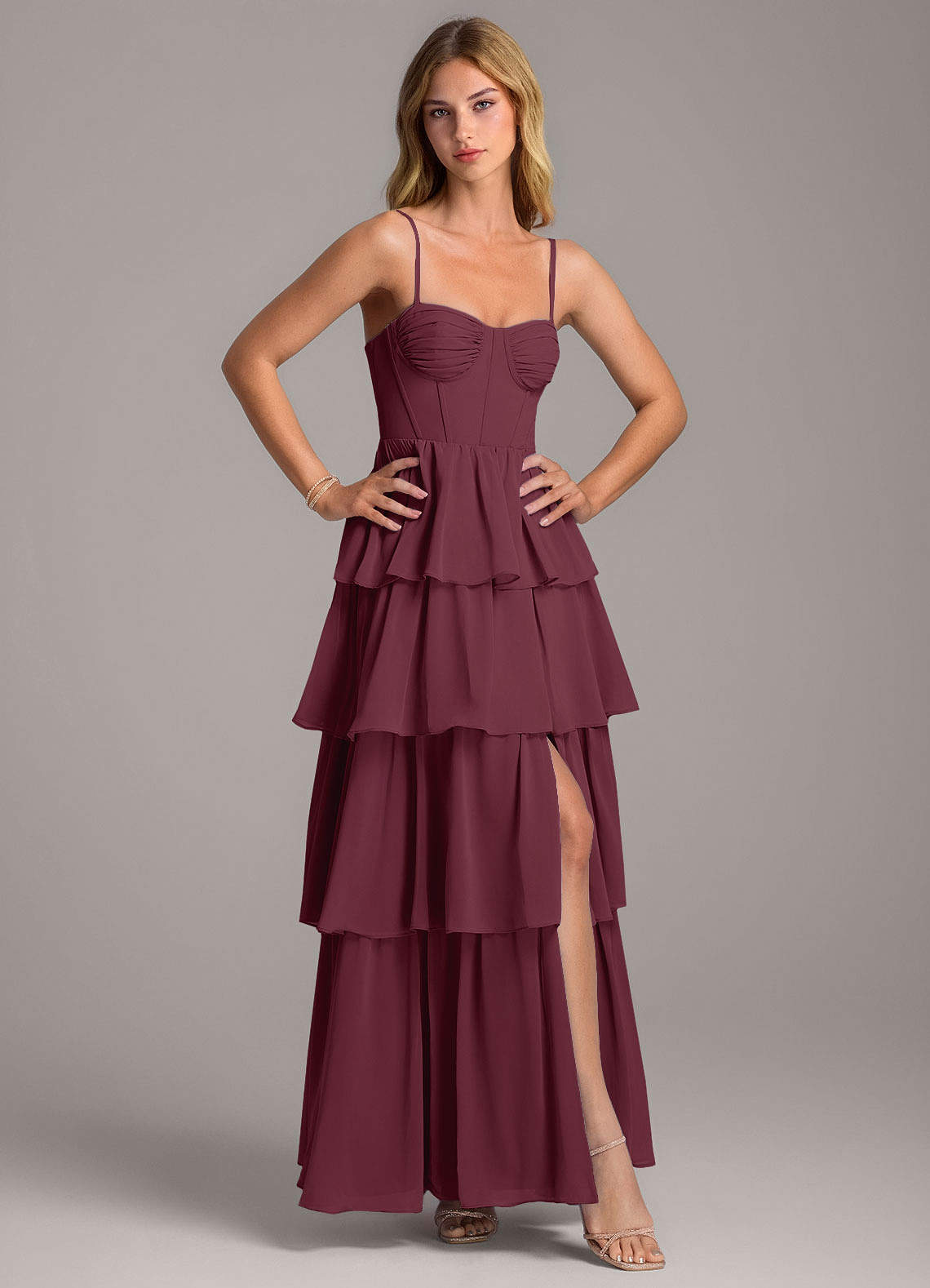 chinese dress ladies Alanna Halter Cowl Neck Midi Dress main image 1