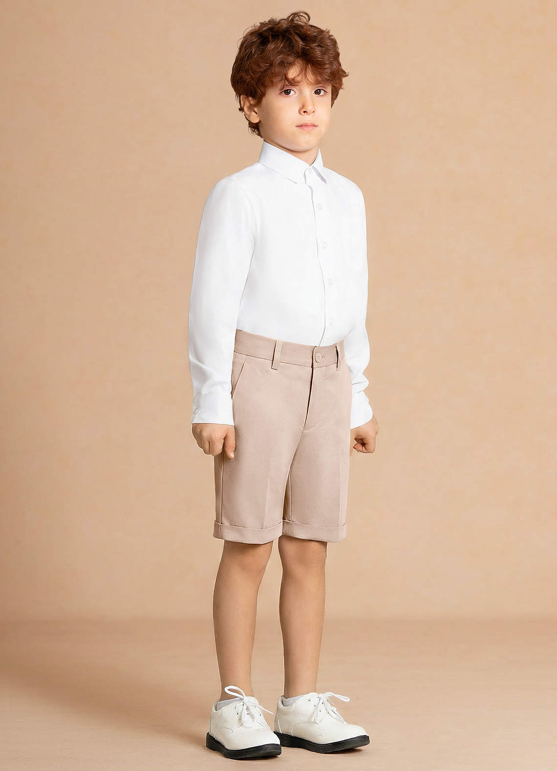 front Theo Bronceado Pantalones cortos de niño