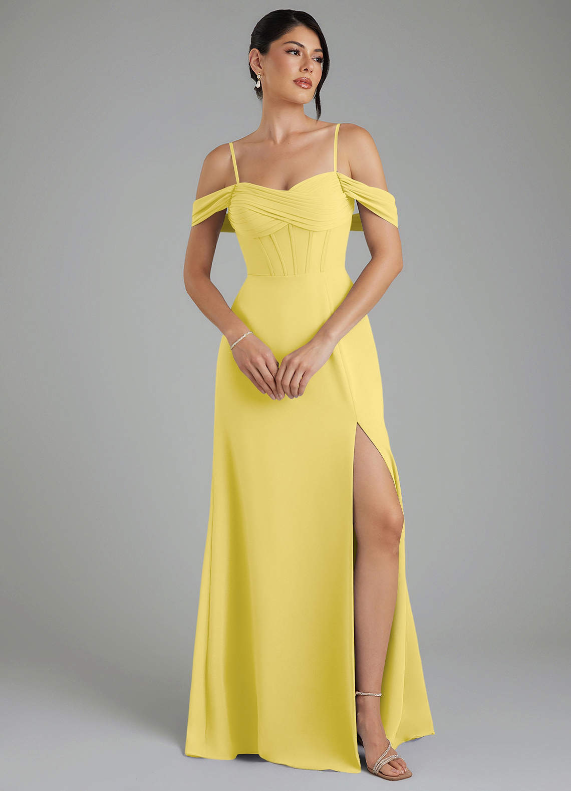 cece formal dress Cece Pleated Organza Dress 0 / Dusk
