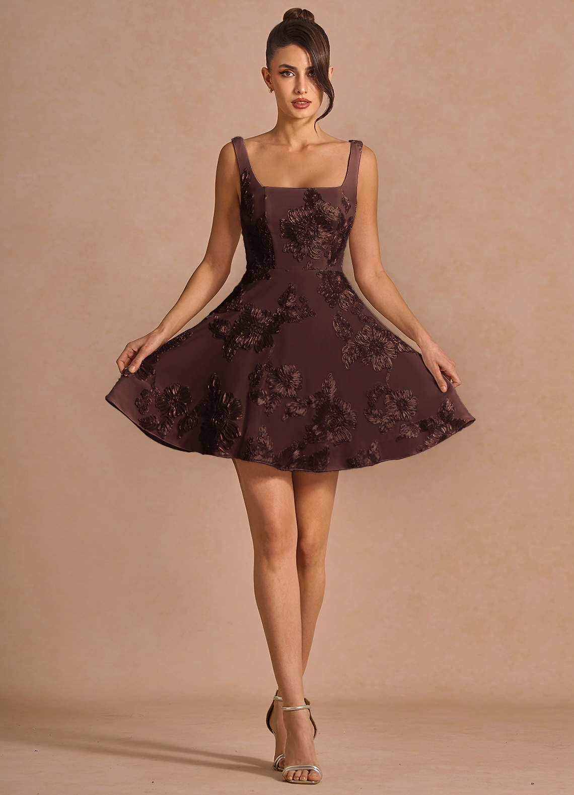Brynn Coco Mini Dress | Azazie