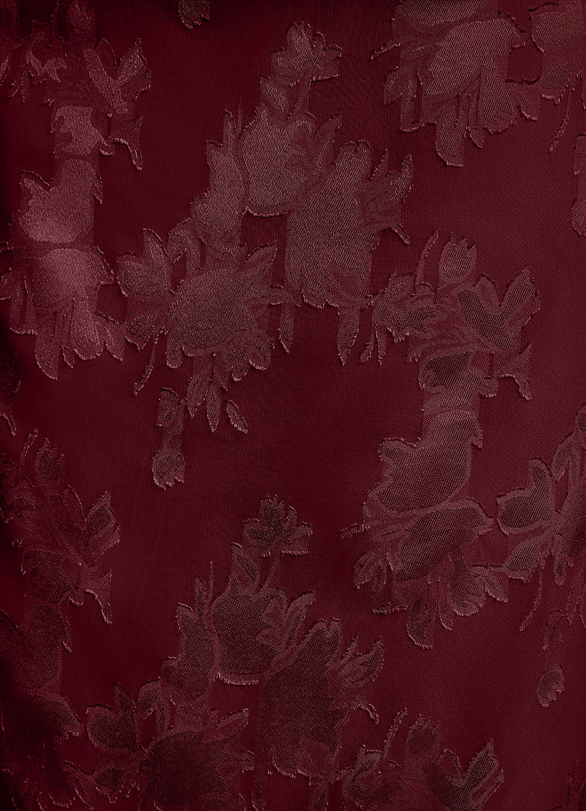 Azazie Anaheim Mother of the Bride Dresses Cabernet Sheath Pleated Floral Burnout Dress image6