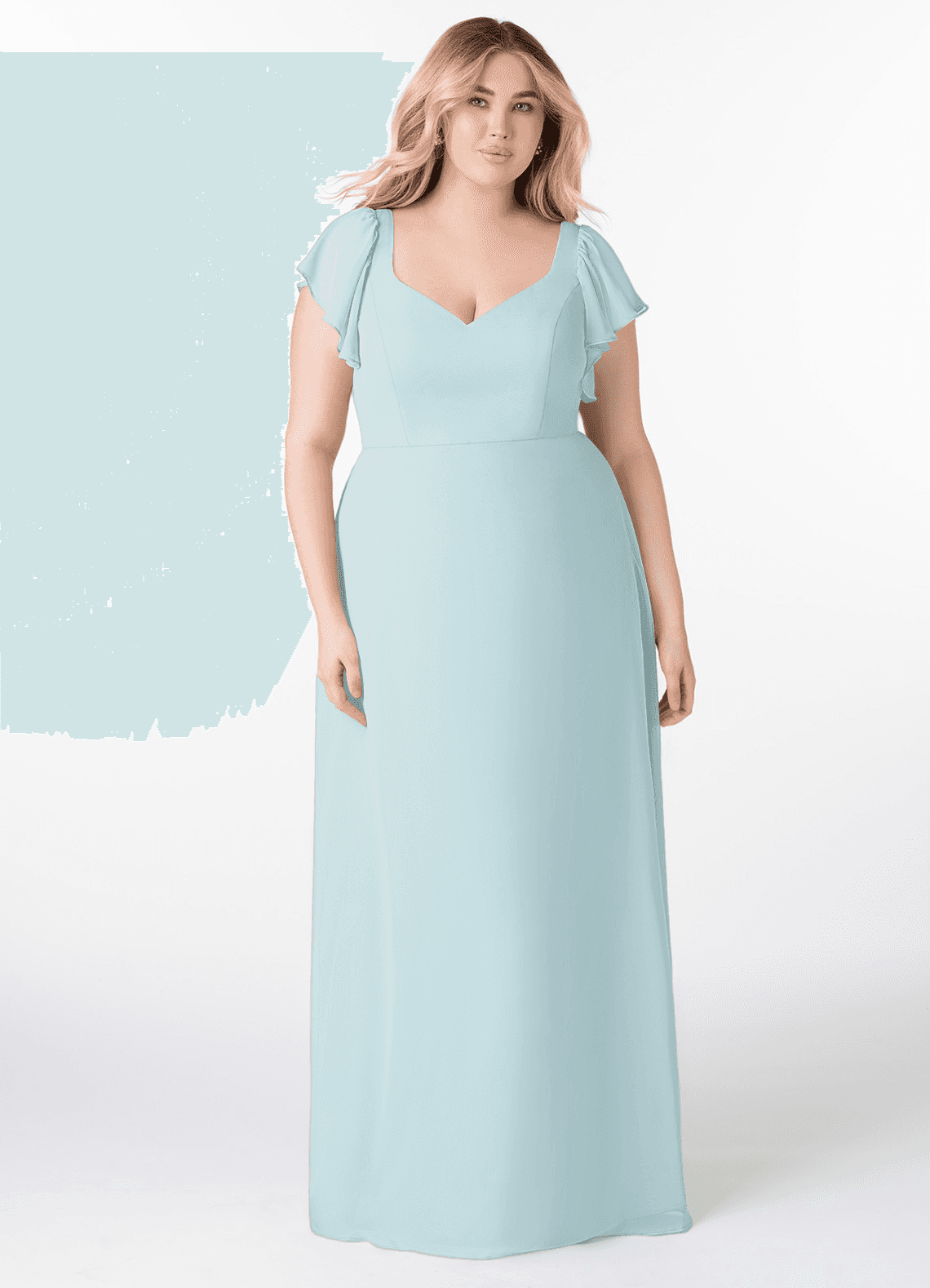 Azazie Syenna Mist Chiffon Bridesmaid Dresses | Azazie