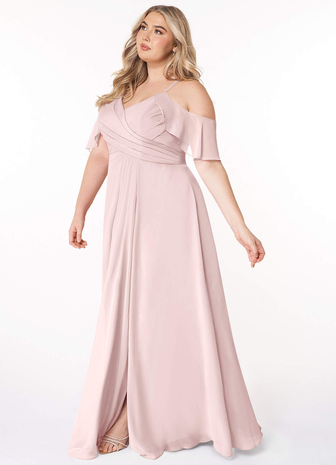 plus size pink bridesmaid dresses SZ1024 Elegant Women 2024 with Slit Cold Shoulder Chiffon Formal Party Dresses with Pockets (Aqua Blue,2,US,Numeric,2,Regular,Regular) : Clothing, Shoes & Jewelry holiday dinners WZHZJ Elegant A-line Floor-Length Pink