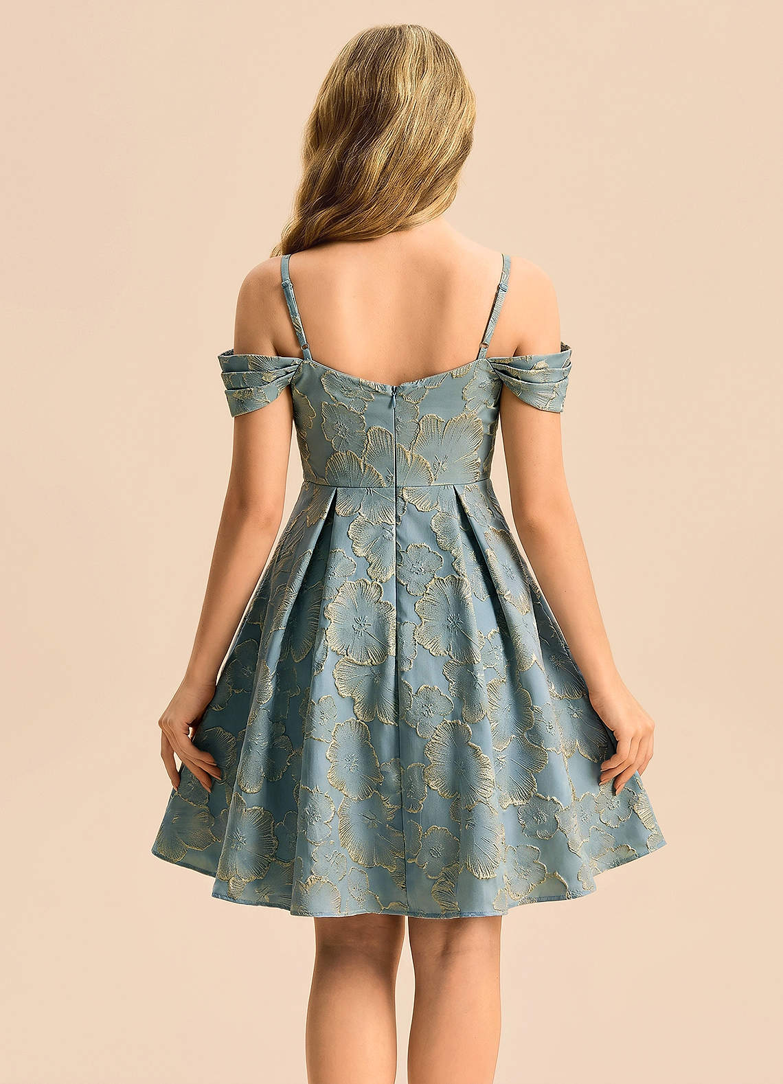 front Azazie Luka Junior Formal Dress