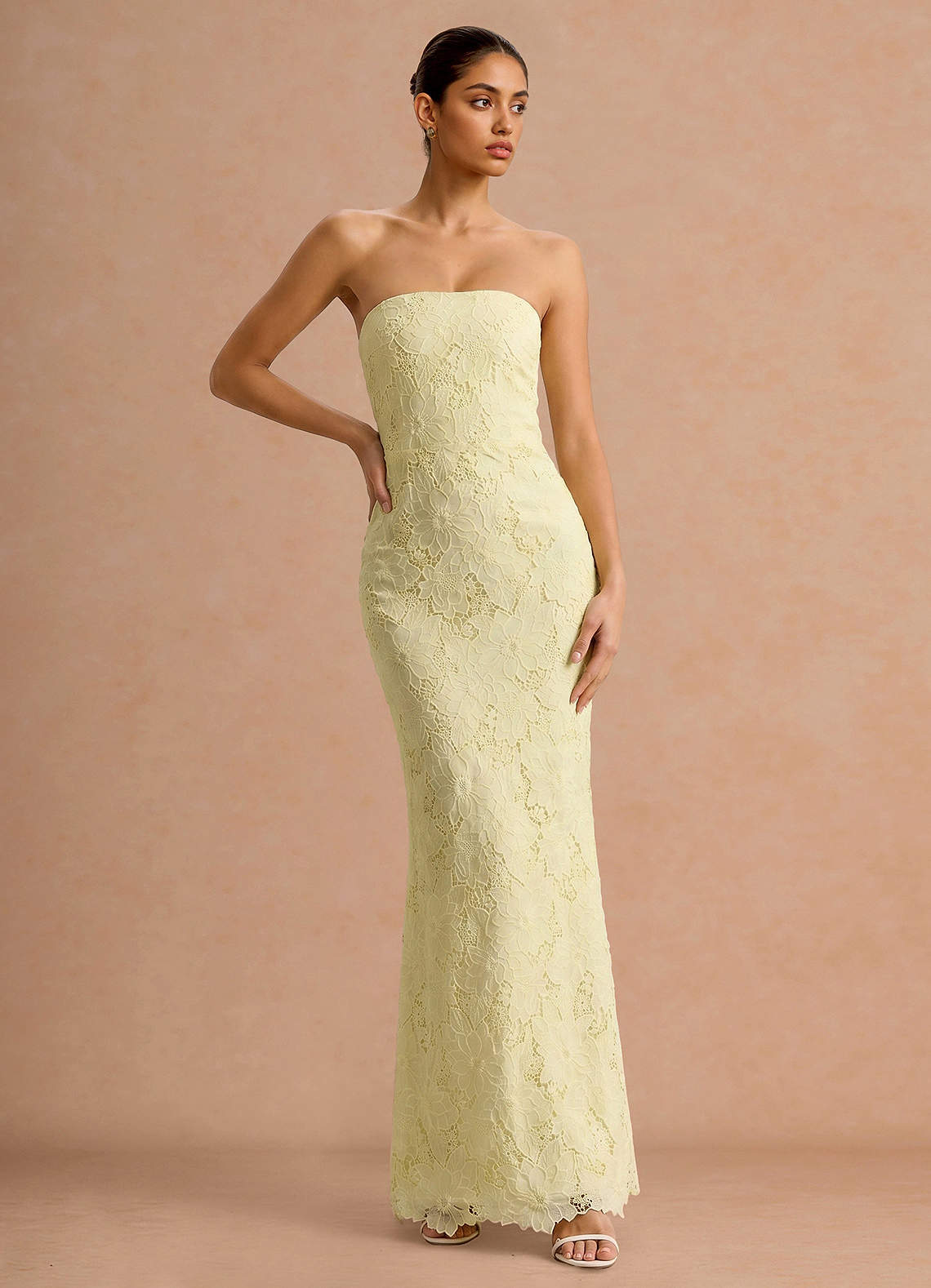 Kireya Pastel Yellow Maxi Dress | Azazie Kireya Pastel Yellow Maxi Dress | Azazie