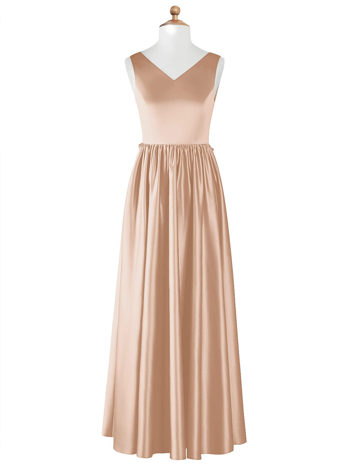 Matte Gold Bridesmaid Dress