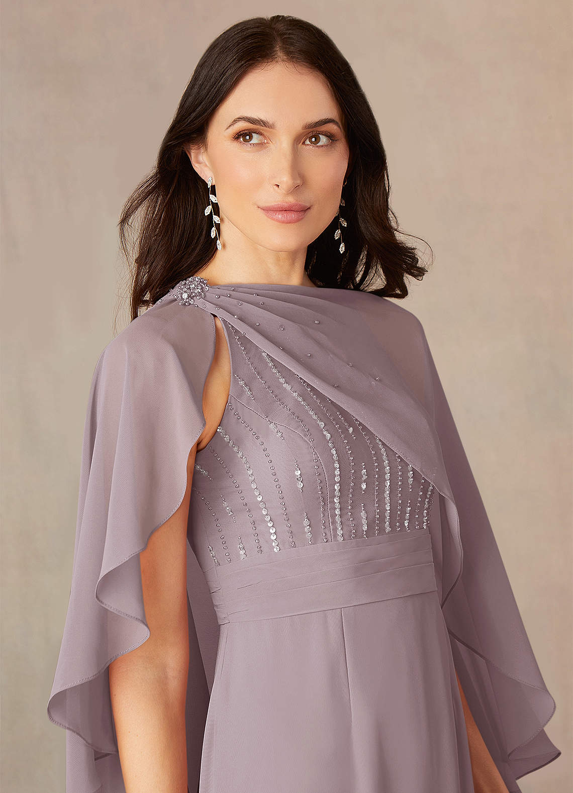 Azazie Chiffon Asymmetrical Wrap | Azazie