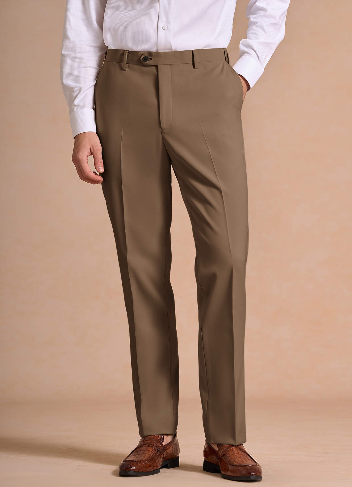 James Truffle Structured Stretch Dress Pants | Classic Regular
