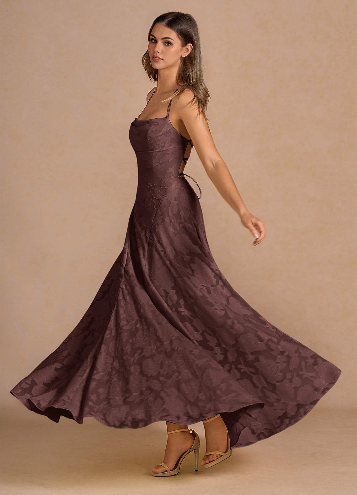 strapless open back dress Alyce Paris 61674 - Long Stretch Satin Mermaid Dress