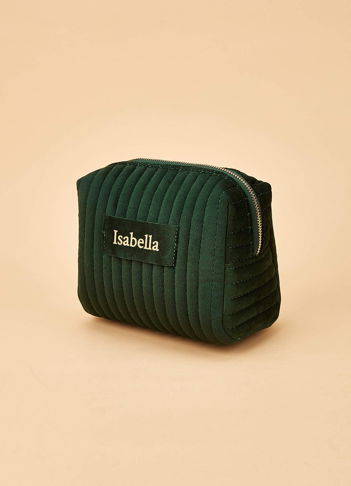 front Personalized Name Makeup Bag
