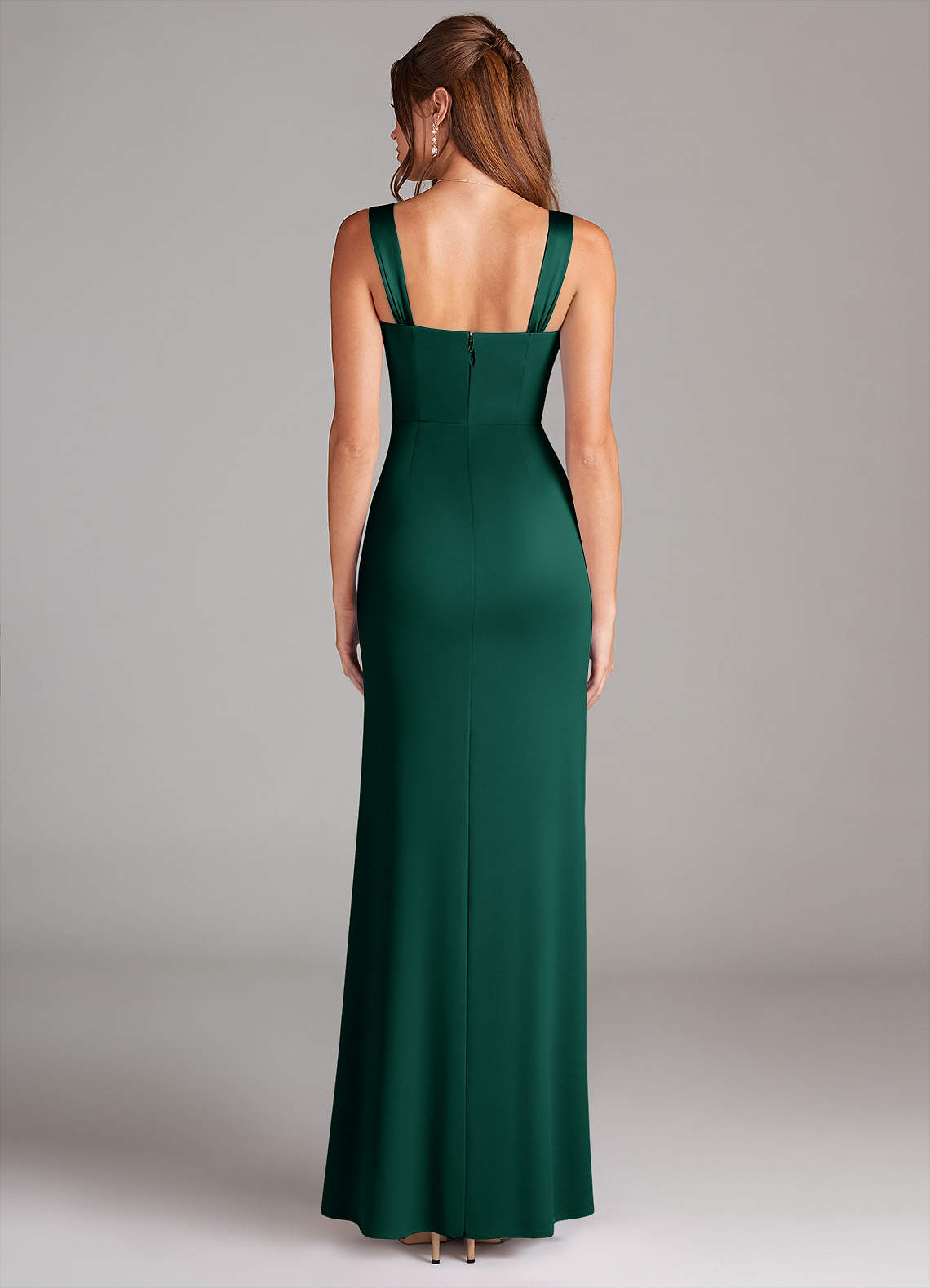 azazie emerald green dress Azazie Elle