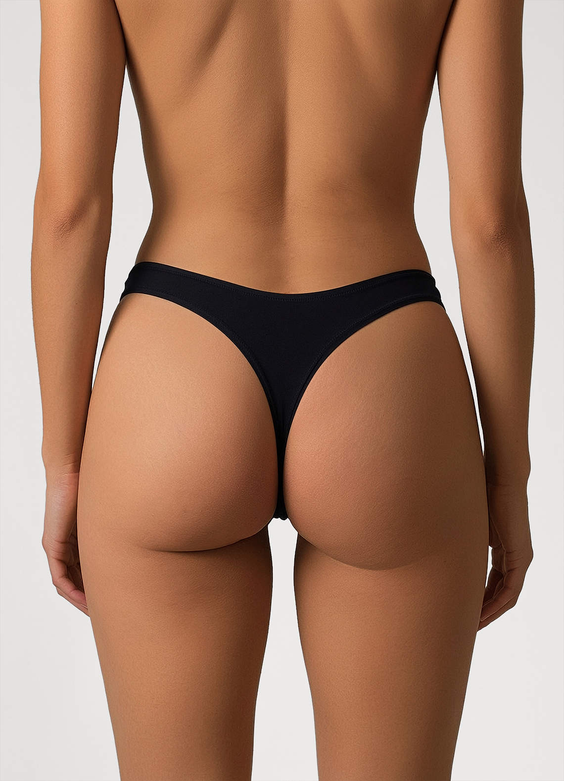 front Low Rise Barely-There High Stretch Thongs （One piece）