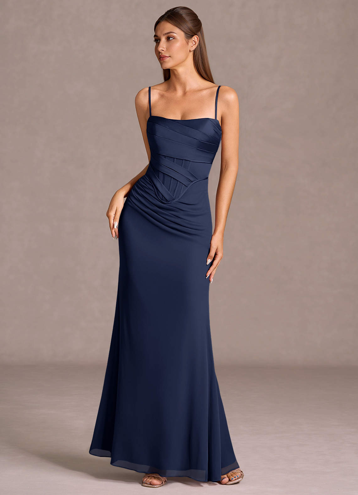Robe Longue Marine Margaret image1