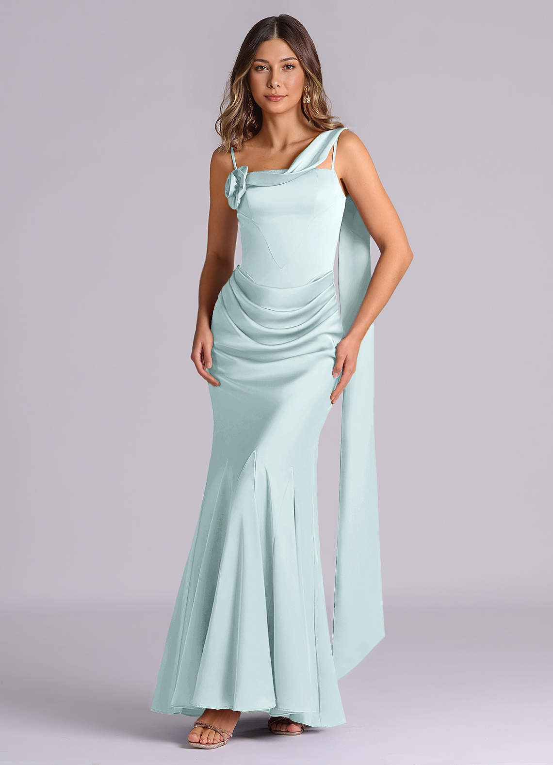princess polly baby blue dress Dusty Sage Bridesmaid Dresses main image 1