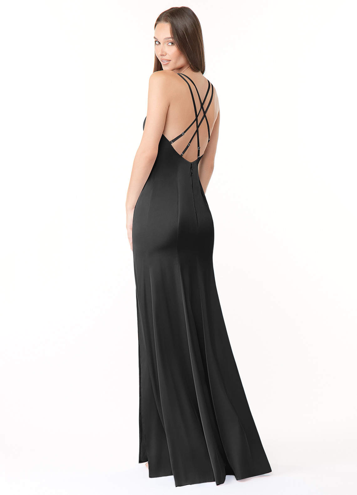Black Azazie Visela Bridesmaid Dresses | Azazie