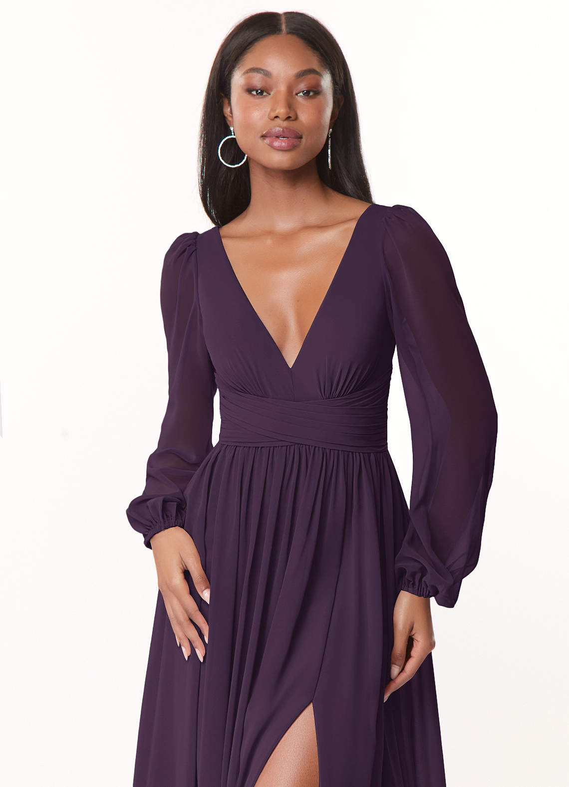 Azazie Norah Plum Bridesmaid Dresses | Azazie