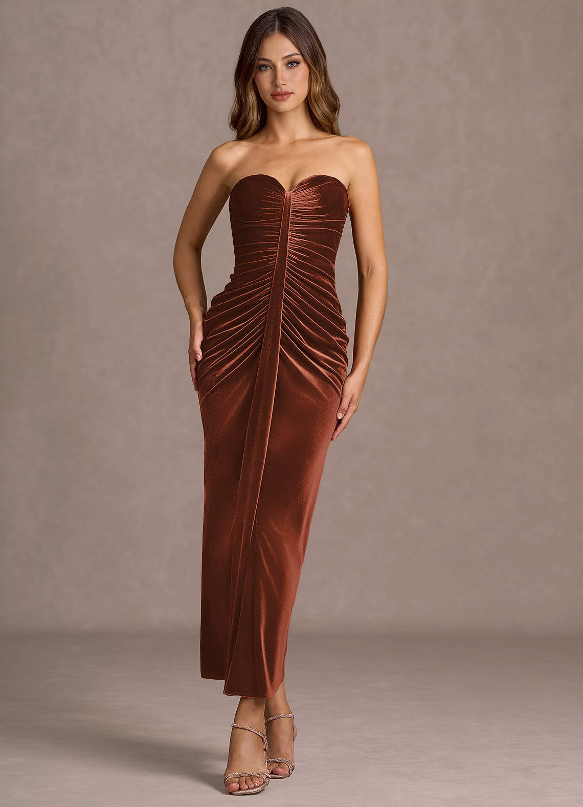 Maxi jurk Mackenzie Terracotta image1
