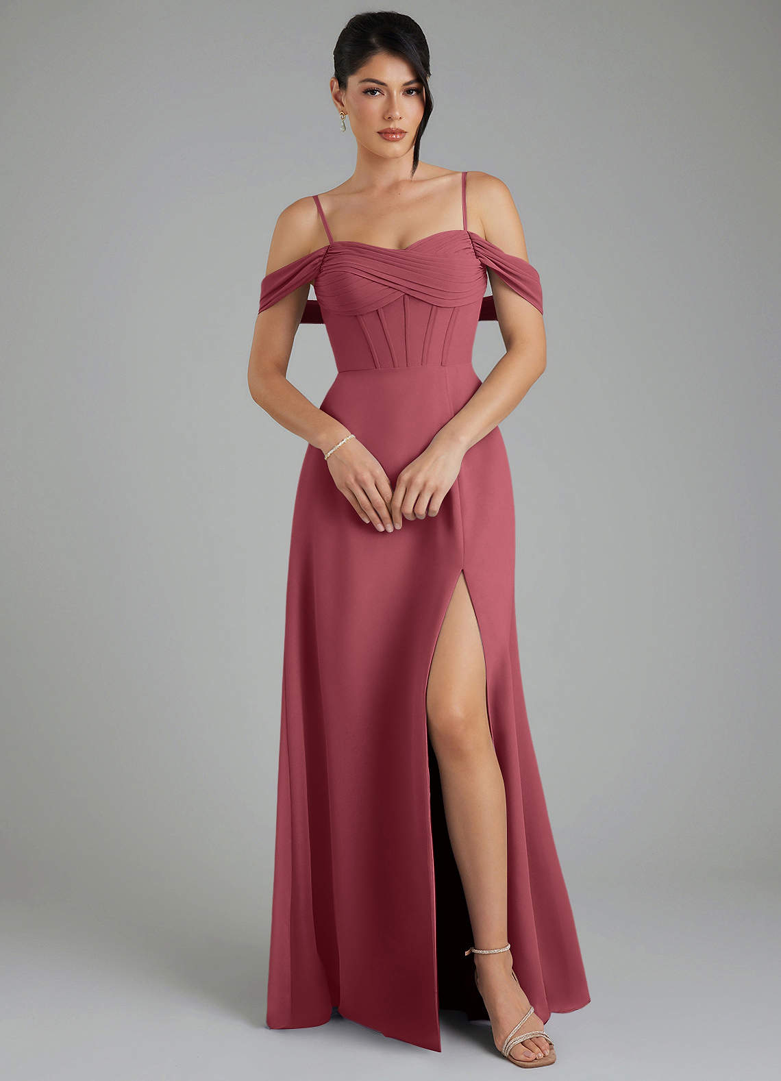 cece red dress Clothing : Maxi Dresses : 'Cece' Red Rose Plunge Maxi Dress