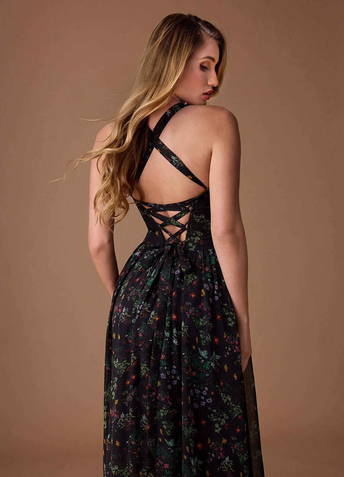 Dionna Shadow Bloom Maxi Dress image4