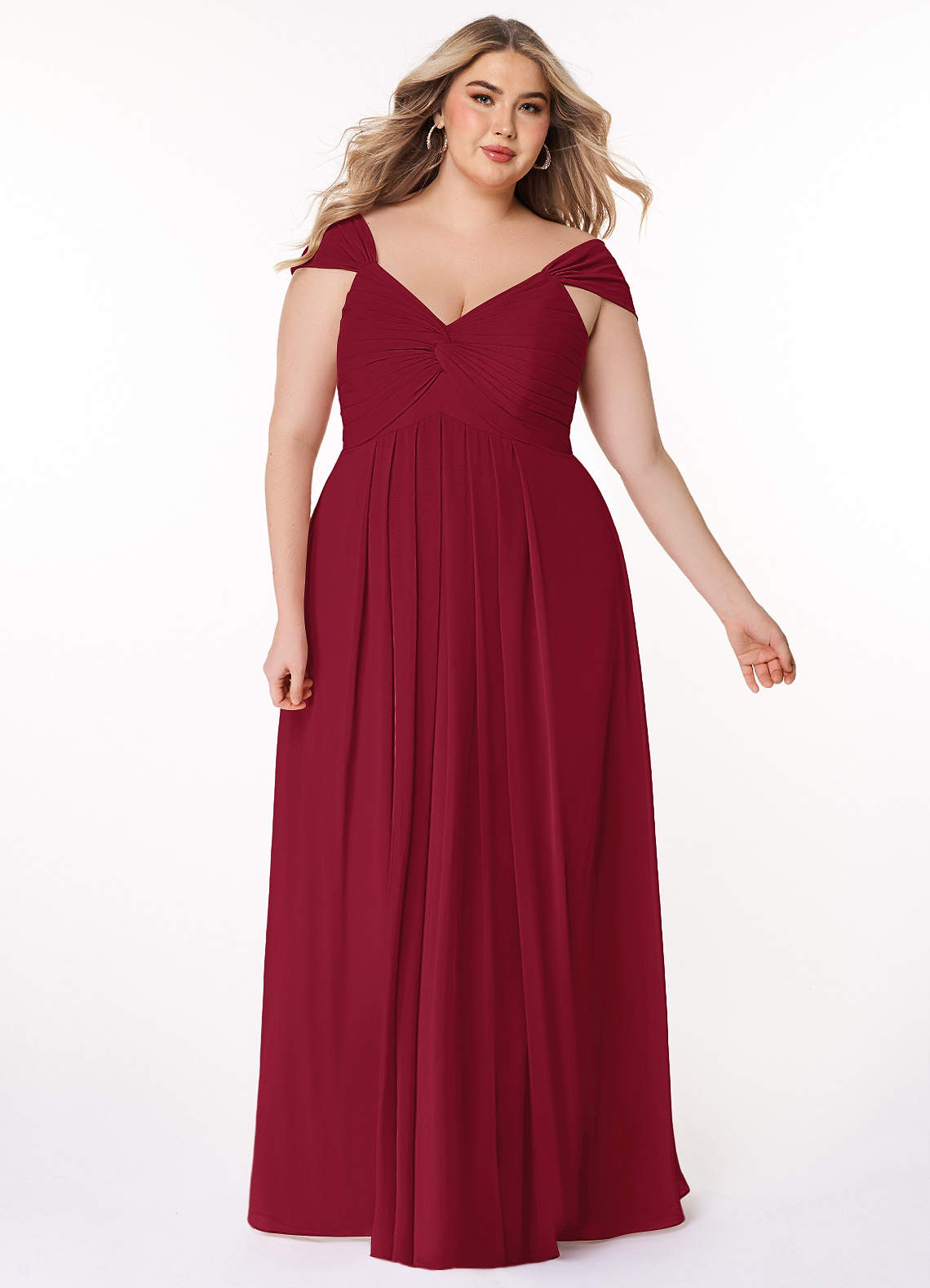 Bridesmaid dresses burgundy plus clearance size