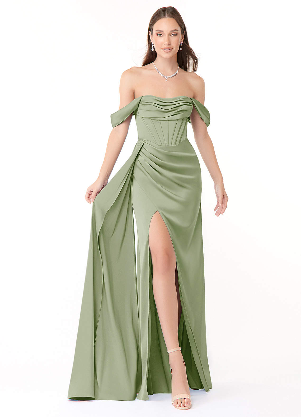 formal long sleeve dresses near me Donna