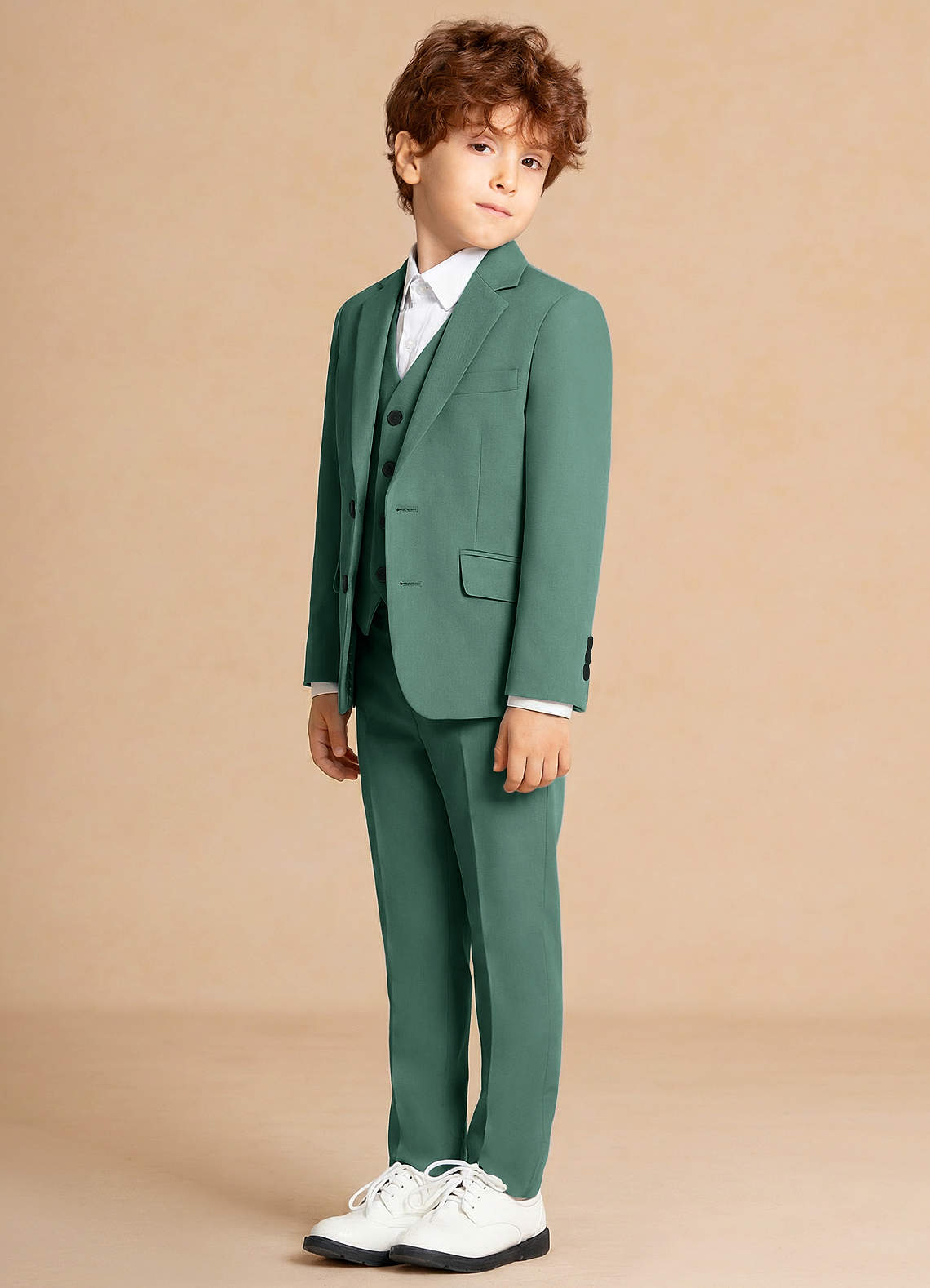 front Finn Eucalyptus Boy 3-Piece Suit