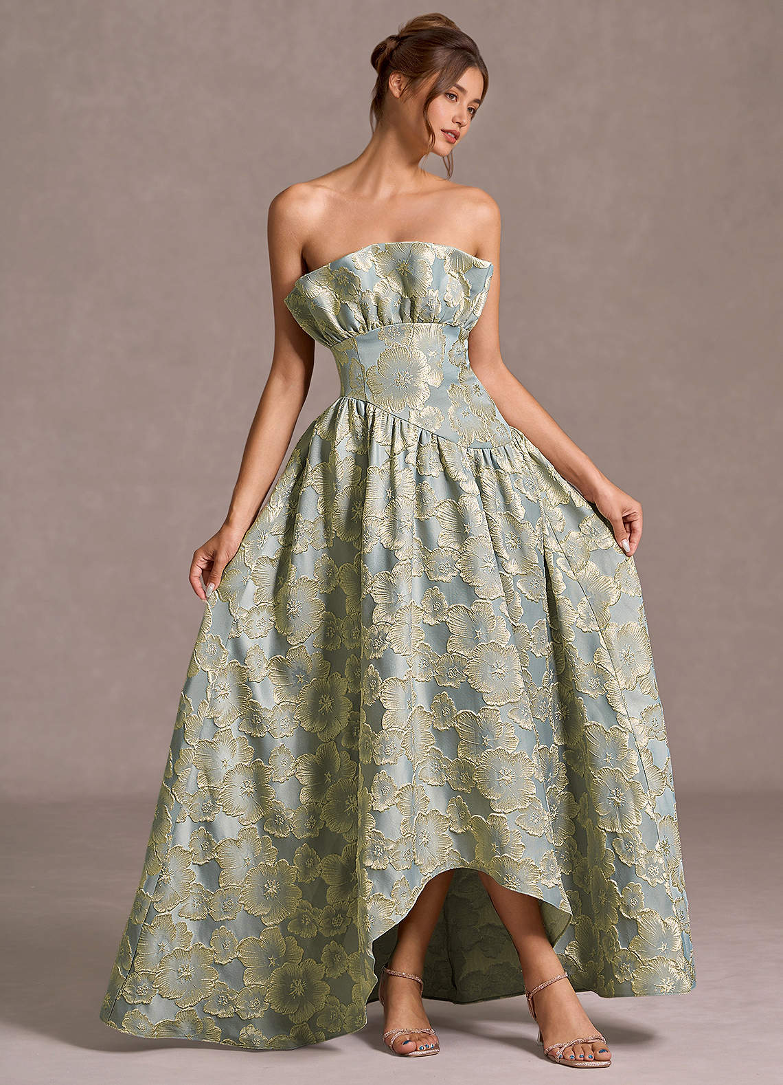 Maxi jurk Saoirse Blauw image1